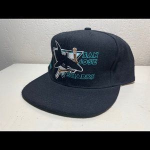 SOLD! - San Jose Sharks American Needle Hat 7 3/8 VTG